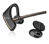 New Bee Auricolare Bluetooth V5.2 24h di Conversazione | Orecchio Singolo Auricolare Leggero con per iPhone, Android e Laptop