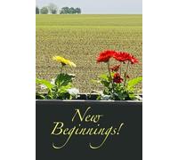 New Beginnings - Notebook: 120 Page Writing Tablet, Gift for under $10