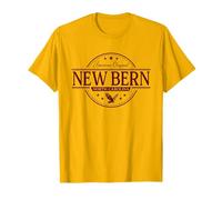 New Bern Carolina del Nord - New Bern NC Label Maglietta