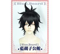 New Black Clover Cosplay Yuno Parrucca nera corta dritta soffice parrucca per capelli sintetica resistente al calore Perucas Cosplay + parrucca Cap