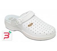 Scholl New Bonus Punched, Zoccoli Sanitari Unisex - Adulto, Bianco, 38 EU