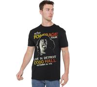 new boundary designs, inc. AC/Dc Powerage Tour T Shirt, Nero, M Unisex-Adulto