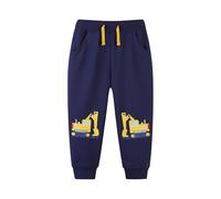 New Boy's Pants Embroidery Leg Sweatpants European and American Style Fashion Children's Sports Pants Ragazzi Baby Pantaloni, Nero , 4 anni