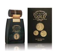 NEW BRAND PERFUMES - PRESTIGE GOLD FOR MEN - EAU DE TOILETTE NATURAL SPRAY