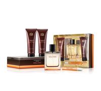 New Brand Perfumes Volcano 100 ml + 15 ml + Detergente Uomo - Set Eau de Toilette
