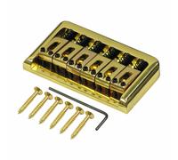 New Bridge Hardtail " Through Body Chitarra 76x45mm 2 " 1/16 - Oro/Nero/Cromate