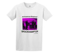 New Brockhampton all American Boyband Men Adult Short Sleeve White 3XL