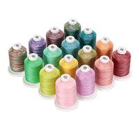 New brothread 16 MultiColori Multiuso Filo di cotone mercerizzato al 100% 30WT (50S/3) 600M per quilting, cucito e ricamo