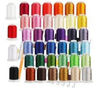 New brothread 40 Brother Colori poliestere filo di ricamo macchina - 550yds (500 Metri) Per macchina da ricamo e da cucire