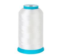 New brothread Bianco 5000M Grande Bobina Filo della bobina/Filato per Spolette per Ricamo e Cucire