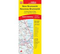 New Brunswick (Nouveau-Brunswick) mappa stradale