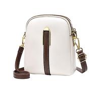 New Business Casual Versatile Crossbody Purses Messenger Shoulder Bag With Adjustable Strap(White)