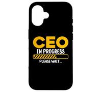 New Business Owner - CEO in Progress Future Entrepreneur Custodia per iPhone 16