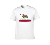 New California Republic PTV Kanye Bear Mens Short Sleeve White XXL