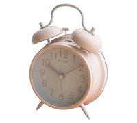 New Candy colored Dual Bell Alarm Clock Watch Loud Lazy Bedside Night Light Clock ES1155
