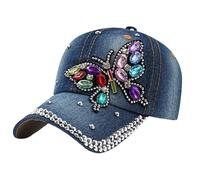 New Cap - Cappellino impermeabile per bambini, colore: Blu, beige., Taglia unica