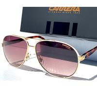 NEW Carrera Occhiali Da Sole Aviator Oro Corna Lente Bronzo 1051/S Y3RHA