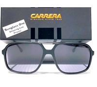 NEW Carrera Occhiali da Sole Frame Opaco Nero Lenti Grigie UV 229/S 807IR