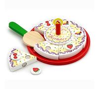 New Classic Giocattoli - 0592 - Imitazione di Gioco - Corsi di Cucina - Torta di Compleanno - per Tagliare