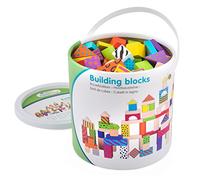 New Classic Giocattoli - 0813 - Forma e quelli in Pila - Barrel Cubes - Fantasy - 100 pezzi , Modelli/Colori Assortiti, 1 Pezzo