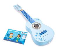 New Classic Toys- Chitarra da Giocattolo, Colore, Blu con Note Musicali, 10349
