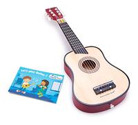 New Classic Toys- Chitarra da Giocattolo, Colore, Delux-Naturel, 10304