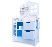 New Classic Toys Kitchenette Delft Blue, Colore Blu, Electric-Delfts, 11069