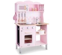 New Classic Toys Kitchenette-Modern-Electric Cooking-Pink, Colore Rosa, 11067