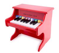 New Classic Toys Piano Red-18 Keys, Colore Red, 10155