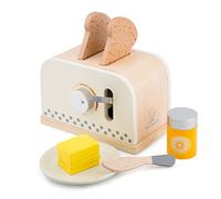 New Classic Toys Toaster-Set-White, Colore, Tostapane-Bianco, 10706