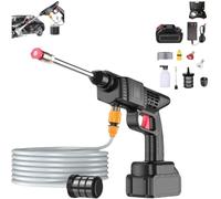 New Cordless Portable Pressure Washer,Multi-Function High Pressure Water Blasters,battery powered pressure washer,Handheld Electric Power Washers for Car, Home, Garden Cleaning (1 battery)