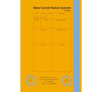 New Cornel Notes System: How to Turn Messy Notes Into a Powerful Learning System That Actually Helps You Remember, 6 by 9, 180 pages
