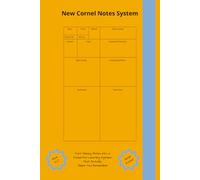 New Cornel Notes System: How to Turn Messy Notes Into a Powerful Learning System That Actually Helps You Remember, 6 by 9, 180 pages