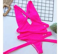 NEW Costume Intero Donna Shiny Deep Scollatura Profonda Portafoglio