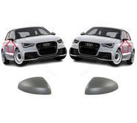 NEW Cover Cappelli Specchio Laterale Audi A1 2010-2015 Per Verniciare Coppia L+R