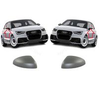 NEW Cover Cappelli Specchio Laterale Audi A1 2010-2015 Per Verniciare Coppia L+R