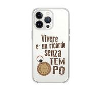 NEW Cover Compatibile Con Tutti i Modelli iPhone - Vivere è un ricordo senza tempo VASCO - Trasparente UltraSottili AntiGraffio Antiurto Case Custodia