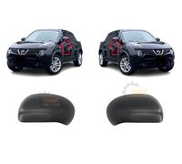 New Cover Guscio Specchio Retrovisore Nissan JUKE 2010-2014 Nero Texture Coppia