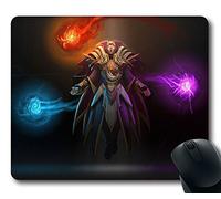 New Custom Fascinating mouse pad with Invoker Valve Quas Wex Dota 2 non-slip neoprene rubber standard size 22,9 cm (220 mm) x 17,8 cm (180 MM) x 1/20,3 cm (3 mm) desktop Mousepad laptop Mousepads comfortable computer mouse Mat
