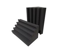 New Dark Grey Advanced Acoustics Wave Bass Trap 0,6 m Acoustic Studio Foam - Confezione da 2