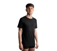 New Day intimo eccezionale Made in Italy-Set da 3 Maglie Intime per Uomo (con Collo Tondo o Collo a V) Manica Corta in 100% Cotone (T/Nero,2XL)