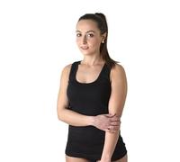 New Day intimo eccezionale Pacco da 3 Canotta Donna Cotone 100%,Canottiera Donna Spalla Larga Cotone,Canotte Intime Donna Bordo Liscio in Raso o Pizzo macramé, Bianca o Nera
