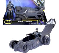 NEW DC Comics Batman Action Figure E Batmobile Con Tettuccio LARGE VEHICLE