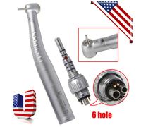 NEW Dental Fiber Optic LED E-generator High Speed Handpiece 4/2/6Hole USA