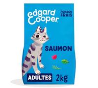 New Edgard & Cooper - Crocchette per gatti, senza cereali, 2 kg, salmone, 1 pezzo