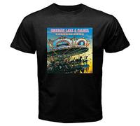 New Emerson, Lake & Palmer (Elp) Black Moon Album Men's Black T-Shirt Size S-3Xl
