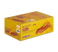 New energy+ Barretta Energetica a base di pasta di frutta con riso soffiato - Ideata per gli sforzi di resistenza - Ricostruisce le riserve di Glicogeno Gusto (24 Barrette, Albicocca)