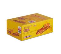 New energy+ Barretta Energetica a base di pasta di frutta con riso soffiato - Ideata per gli sforzi di resistenza - Ricostruisce le riserve di Glicogeno Gusto Fragola - Box 24 Barrette