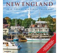 New England 2026 Wall Calendar