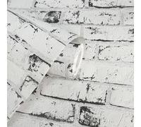 New England Rustico Mattone Bianco Parati AS Creation 9078-37 Qualsiasi Stanze
